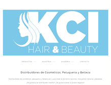 Tablet Screenshot of kcihairandbeauty.com